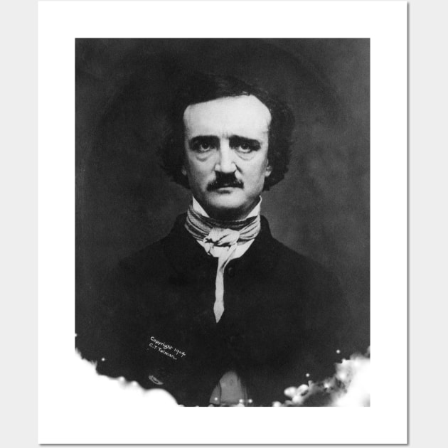 Edgar Allan Poe - Public Domain Wall Art by Hounds_of_Tindalos